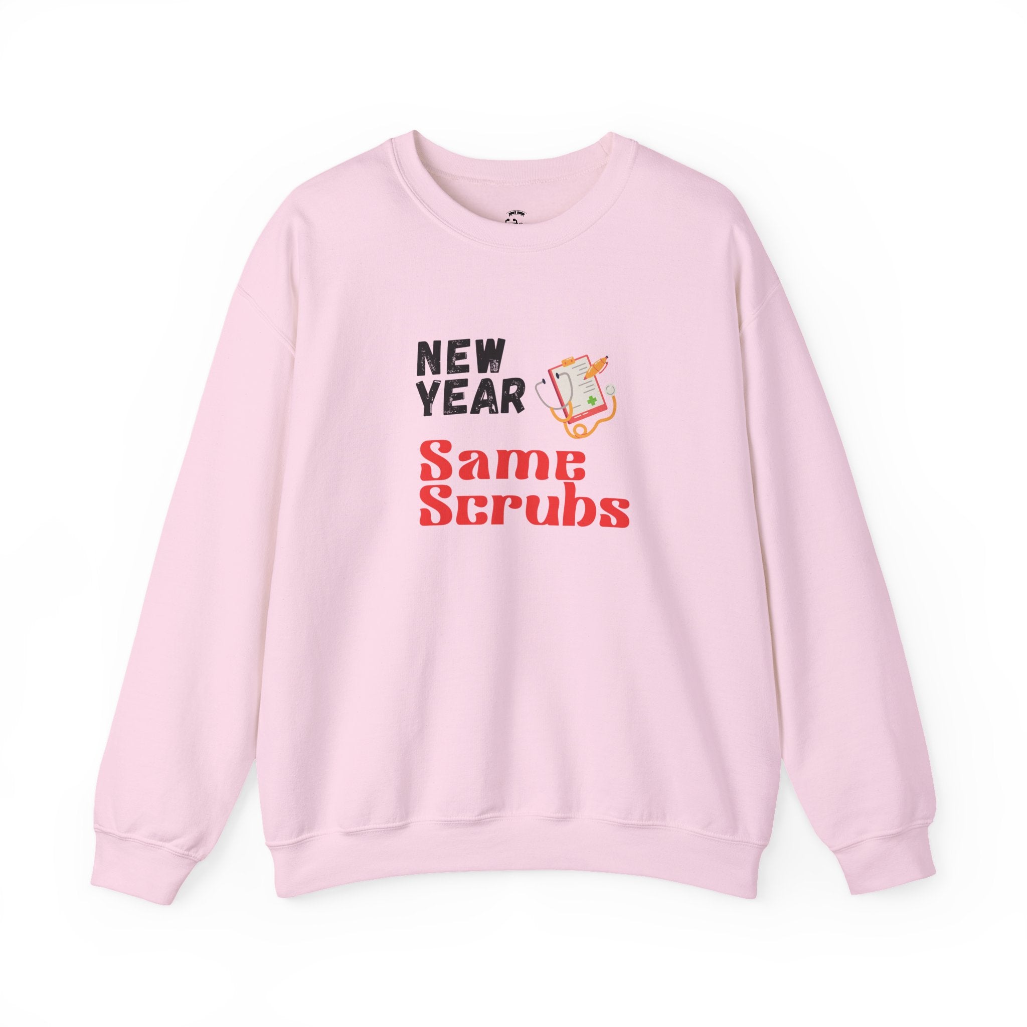 New Year Same Scrubs – Healthcare Crewneck