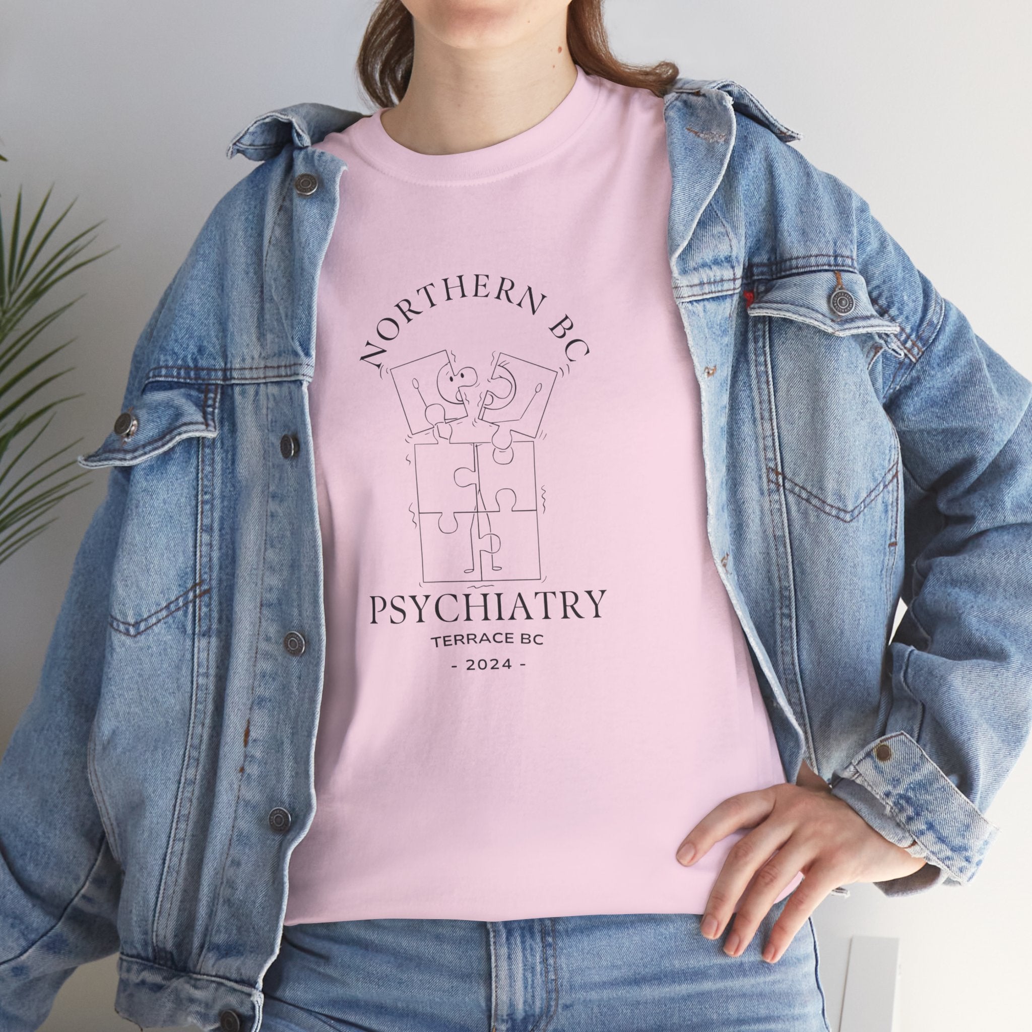 Northern BC Psychiatry Unisex Heavy Cotton Tee