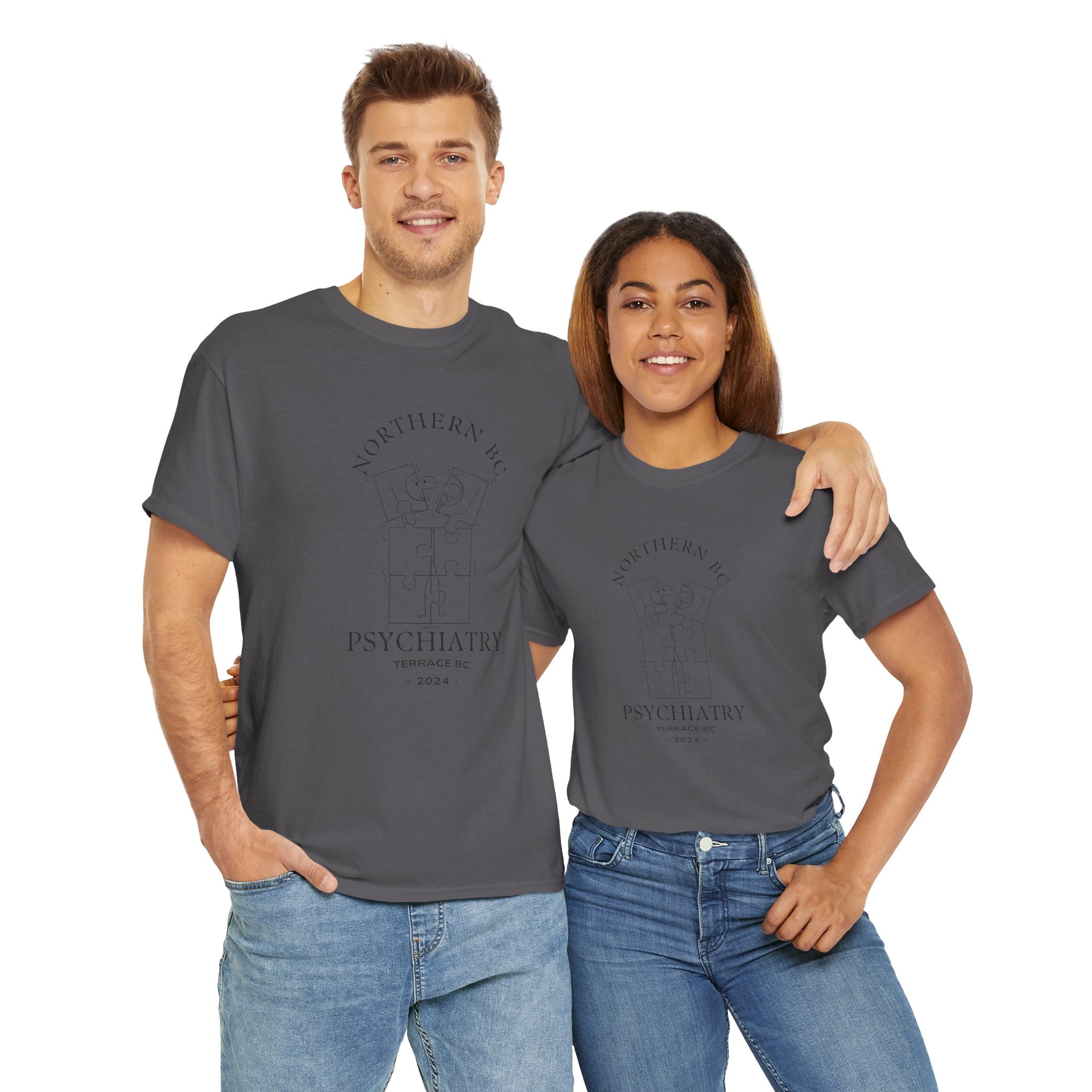 Northern BC Psychiatry Unisex Heavy Cotton Tee