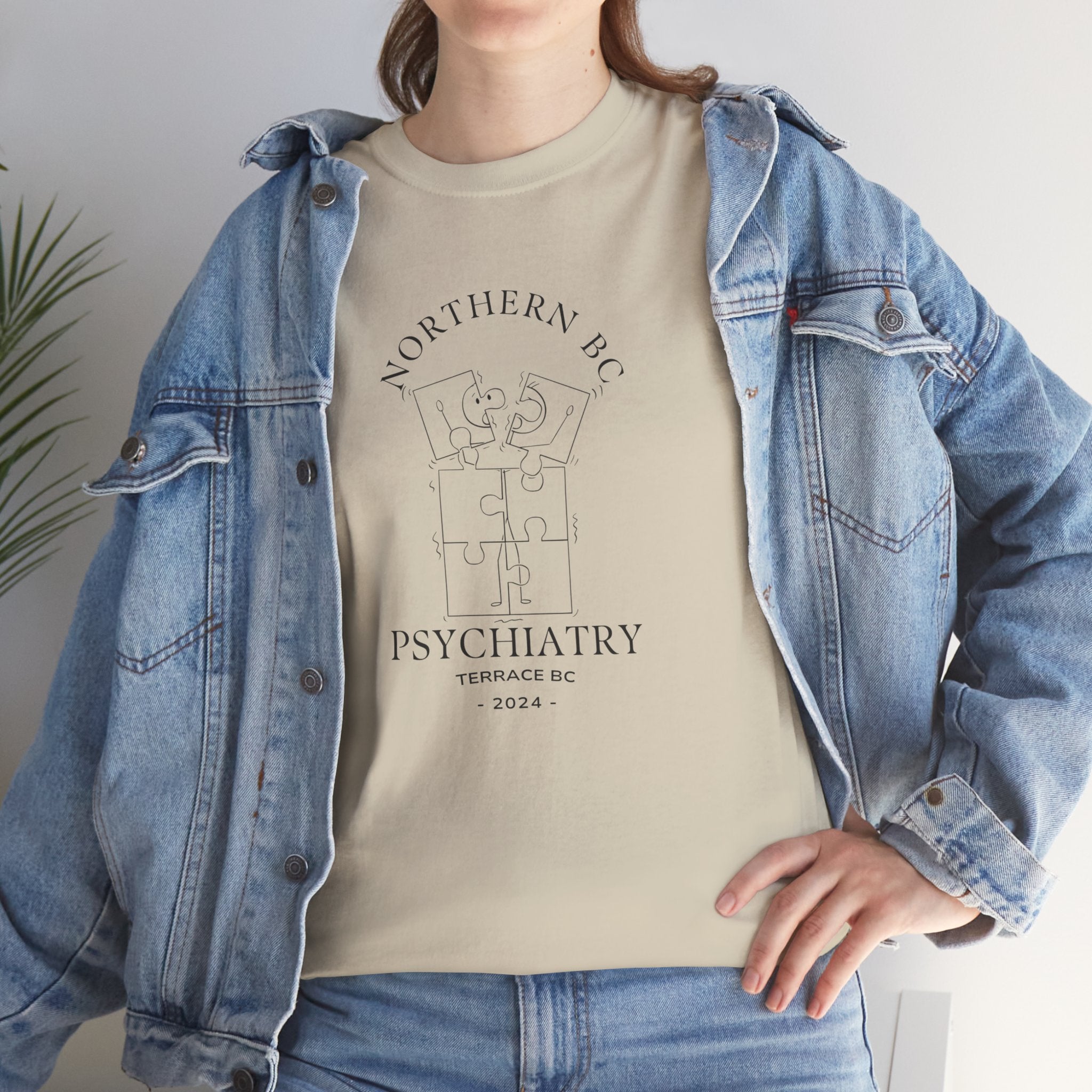 Northern BC Psychiatry Unisex Heavy Cotton Tee