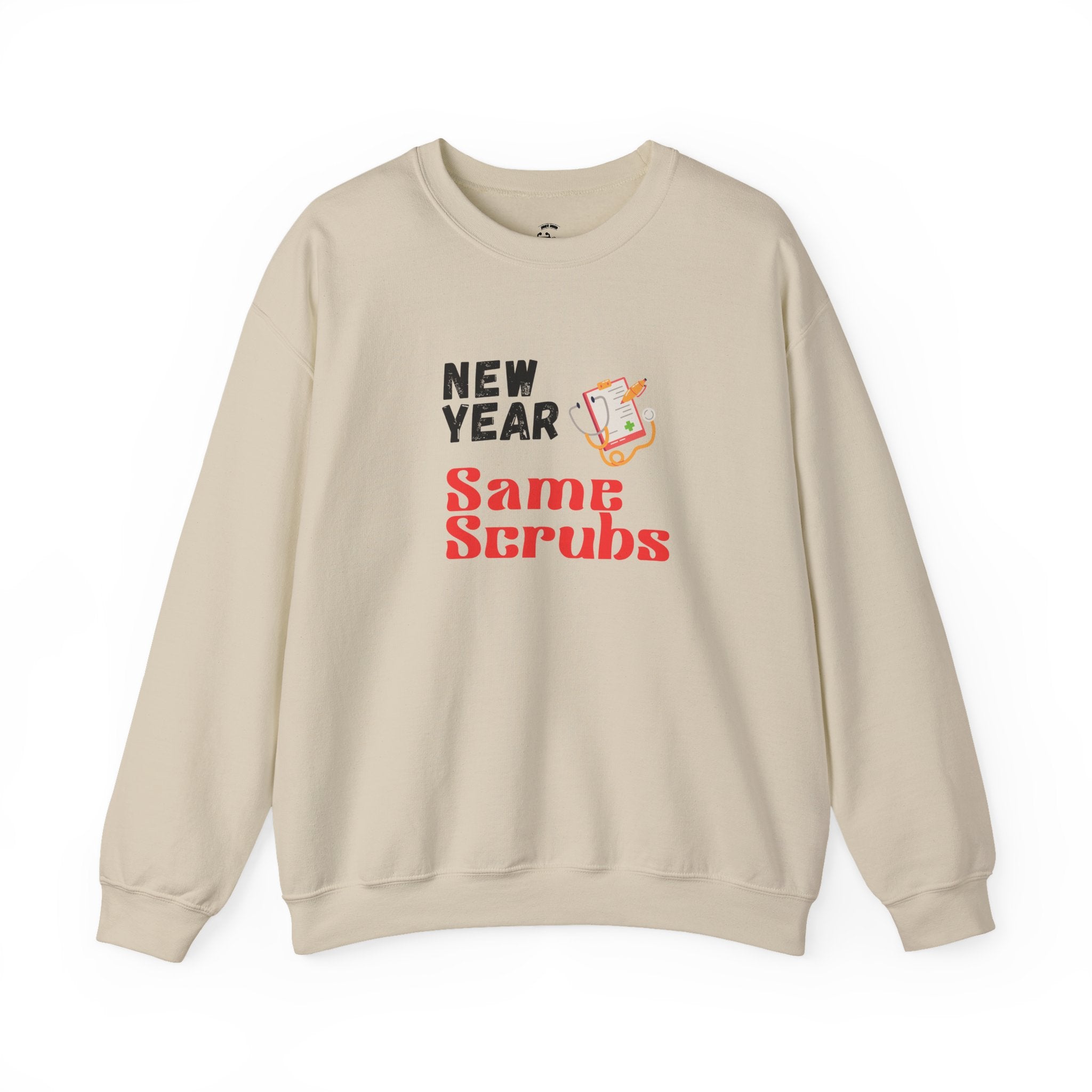 New Year Same Scrubs – Healthcare Crewneck